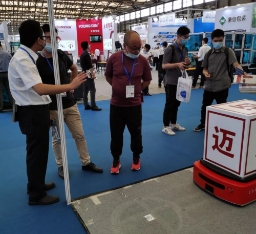 邁睿機(jī)器人精彩亮相ECPAKLOG 2020展會(huì)