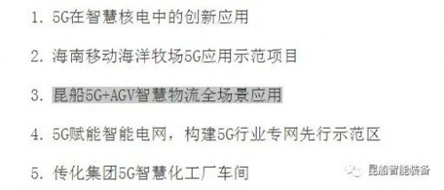 《昆船5G+AGV智慧物流全場景應(yīng)用》“綻放杯”美麗綻放