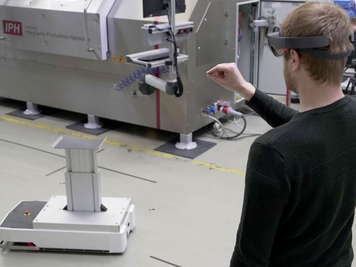 德國(guó)科學(xué)家通過增強(qiáng)現(xiàn)實(shí)（AR）直觀地控制AGV