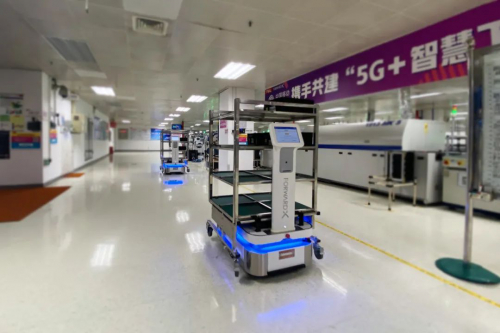 靈動(dòng)科技攜手華為發(fā)布全球首個(gè)5G云化AMR解決方案