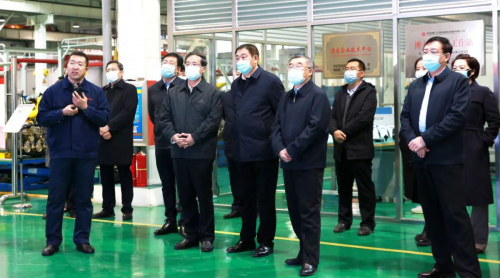 河北省政協(xié)主席、黨組書記葉冬松蒞臨中信重工開誠智能考察調(diào)研