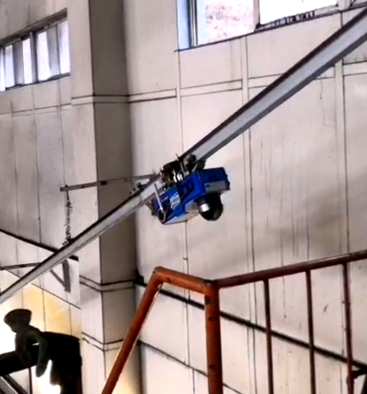 建新煤化首套智能巡檢機器人“上崗亮相”