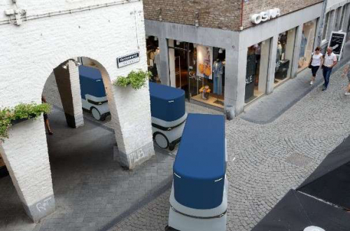 德國(guó)Ducktrain，列隊(duì)似“鴨子火車”的小型自動(dòng)化電動(dòng)物流車為解決最后一公里展開路測(cè)