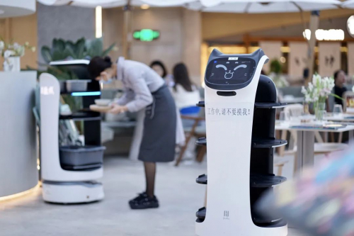 “可以吃的花店”？普渡機器人上崗超美網紅餐廳——花廚