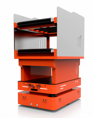 隆博:輥筒接駁機器人R300S