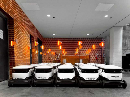 過(guò)去一年里，Starship Technologies送貨機(jī)器人的需求翻了兩番