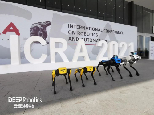 展示國際四足機器人前沿科技，“絕影”全系列亮相 ICRA 2021