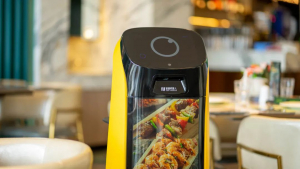 迎賓領(lǐng)位都能干，普渡機器人“葫蘆”本領(lǐng)非凡