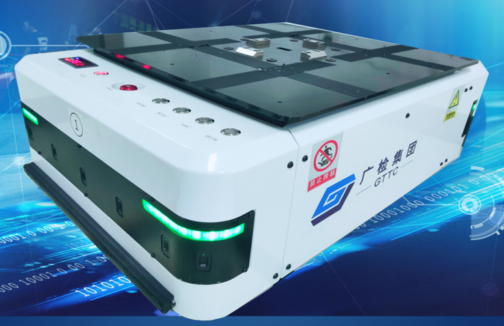 黨建引領(lǐng)智能化建設(shè) AGV助力檢驗(yàn)流程變革——AGV智能小車(chē)首次進(jìn)駐廣檢集團(tuán)廣紡事業(yè)部