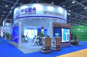 坎德拉科技燭光多功能機(jī)器人亮相2021廣州物博會(huì)，吸粉無(wú)數(shù)