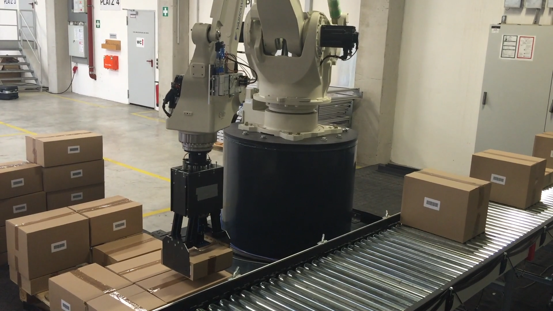 箱子，集裝箱和托盤碼垛