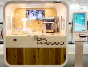 斗山機(jī)器人與Pleto Robotics簽署戰(zhàn)略合作進(jìn)軍無(wú)人咖啡館業(yè)務(wù)