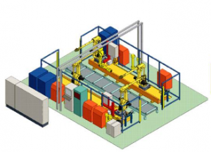 萊錦涂膠機(jī)器人系統(tǒng)