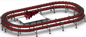 東郵雙層雙車交叉帶分練機(jī)