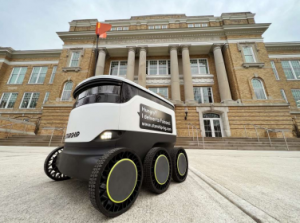 自主送貨機(jī)器人Starship 測(cè)試固特異無(wú)氣輪胎