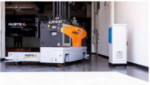 Hubtex：和Intis聯(lián)合開(kāi)發(fā)全自動(dòng)電動(dòng)多向側(cè)面叉車(chē)式-“PhoeniX AGV”的感應(yīng)充電技術(shù)