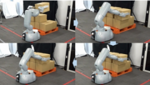 日本早稻田大學(xué)開發(fā)移動式碼垛機器人