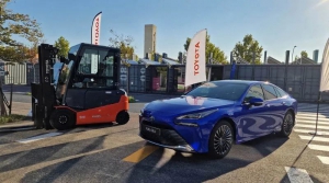 豐田物料搬運在西班牙綠色氣體移動性展會上展示氫動力叉車的優(yōu)勢