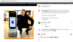 官宣！波蘭Orange公司攜手普渡機器人打造智慧營銷