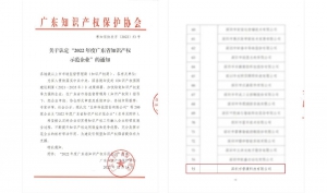 省級示范！普渡科技入選“2022年度廣東省知識產(chǎn)權示范企業(yè)”