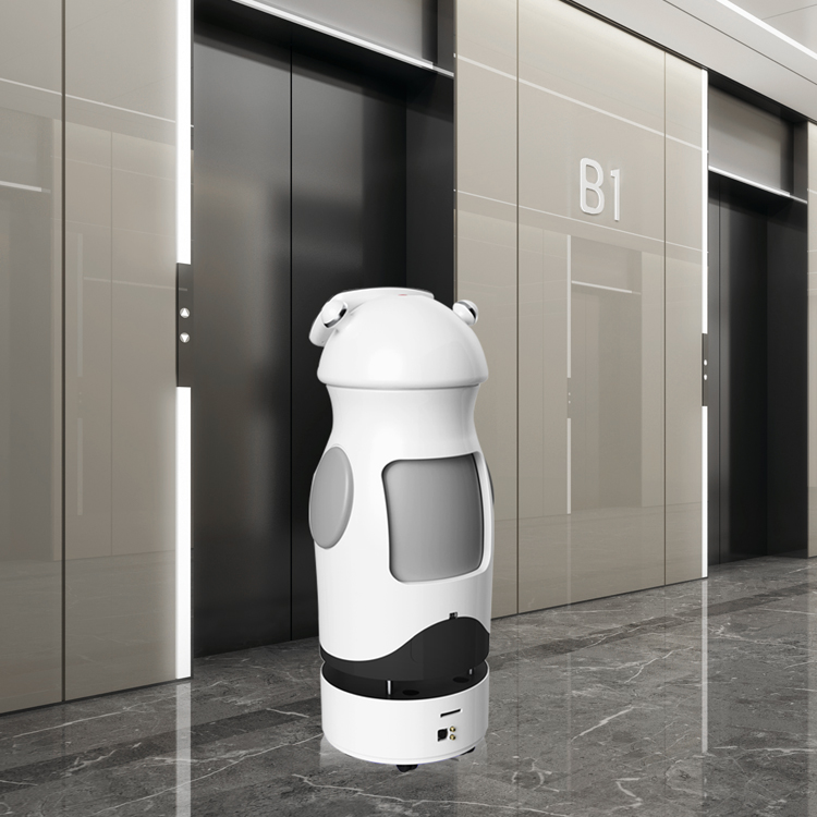 多功能迎賓配送機器人一機多用
