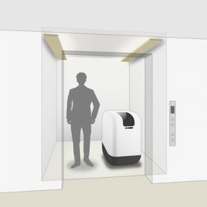 三菱電機開發(fā)出允許人類和機器人一起乘坐電梯的功能