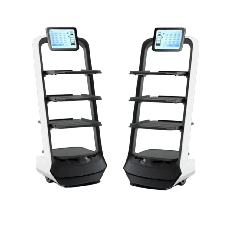 智能餐廳機器人酒店傳菜送菜迎賓餐飲無軌送餐機器人語音對話