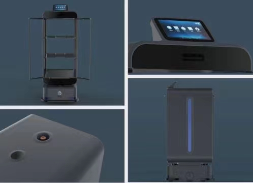 送餐機(jī)器人智能服務(wù)機(jī)器人KTV送酒水機(jī)器人 餐廳上菜傳菜無(wú)人配送