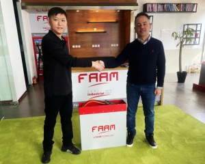 法阿姆中國總經(jīng)理韋大力先生與法阿姆蓄電池銷售（北京）有限公司總經(jīng)理張毓虎先生在北京會面