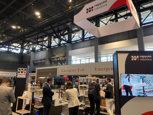 Rapyuta 機器人在 PROMAT 2023 上展示的新功能