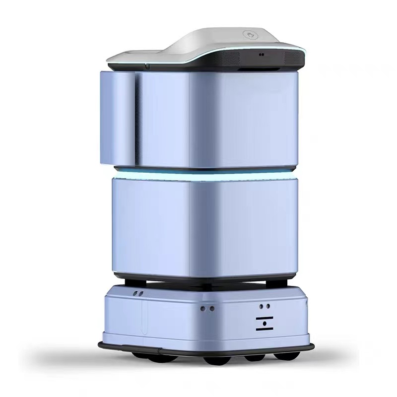 智能酒店配送機(jī)器人客房送物機(jī)器人自主上下電梯自動(dòng)行走避障
