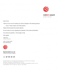 創(chuàng)意設(shè)計(jì)展現(xiàn)無限可能，普渡機(jī)器人再度斬獲“德國(guó)紅點(diǎn)獎(jiǎng)”！