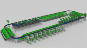 智能交叉帶分揀系統(tǒng)