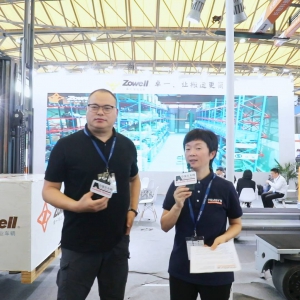 卓一智能“蟹力士”超長(zhǎng)物料重載叉車首秀CeMAT ASIA （2023）