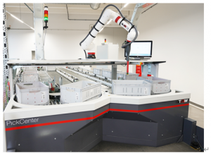 新型 TGW揀選機(jī)器人每小時可完成超過 1,000 次存取