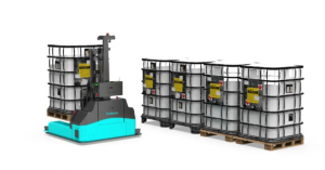 O系列，更靈活更高效，勱微機器人全向側(cè)叉式無人叉車解決方案