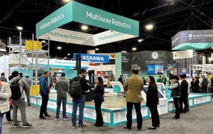 勱微機(jī)器人在“MODEX(2024)”上展示高效物料搬運(yùn)解決方案