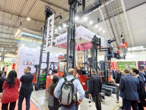 合肥搬易通（米瑪MiMA）實(shí)力亮相德國LogiMAT物流展、蘇州國際機(jī)床展