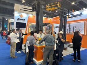 卓一智能叉車閃耀墨西哥，窄巷道產(chǎn)品解決方案圈粉無數(shù)！