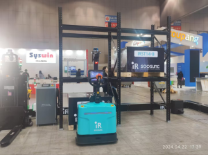 鐳神智能激光雷達(dá)3DSLAM無(wú)人叉車帶來(lái)韓國(guó)首秀，閃耀韓國(guó)物流展