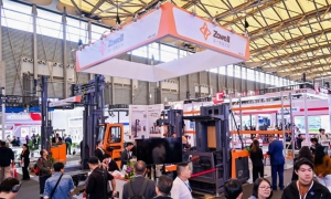 卓一智能叉車在CeMAT ASIA （2024）展示物流領(lǐng)域的先鋒力量
