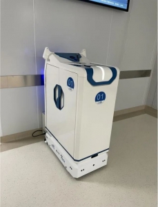 又萌又能干！合肥市級醫(yī)院首家物流機器人“上崗”