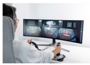 德國(guó)漢莎貨運(yùn)通過(guò)遠(yuǎn)程控制將叉車送到倉(cāng)庫(kù)中