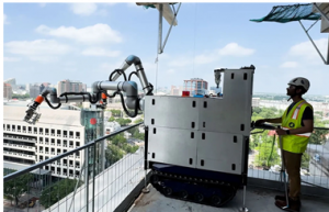 Raise機(jī)器人部署 UR 協(xié)作機(jī)器人用于高層建筑緊固件安裝
