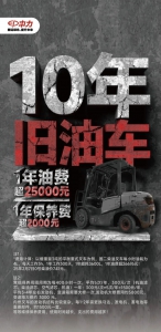 中力電動叉車 | “舊”要換！1年使用費換一臺新電叉！
