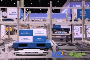 北美首秀丨智庫(kù)智能「六向穿梭車」引領(lǐng)全球智能倉(cāng)儲(chǔ)新風(fēng)潮