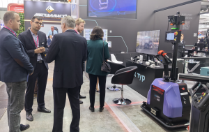 尋跡智行智能搬運叉車亮相中俄博覽會，助力俄羅斯智能制造升級