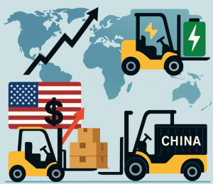 區(qū)域分化、電動化與美國關(guān)稅交織下的全球叉車賽道重塑