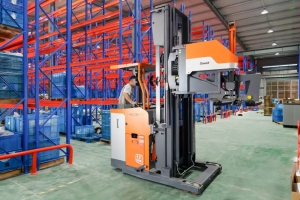 客戶案例|4.7米層高限制？看卓一VNA人下行三向叉車玩轉(zhuǎn)空間，實現(xiàn)庫容速度雙提升!