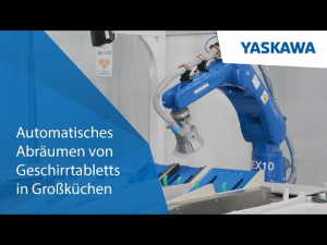 Yaskawah和MEIKO合作開發(fā)洗碗機器人